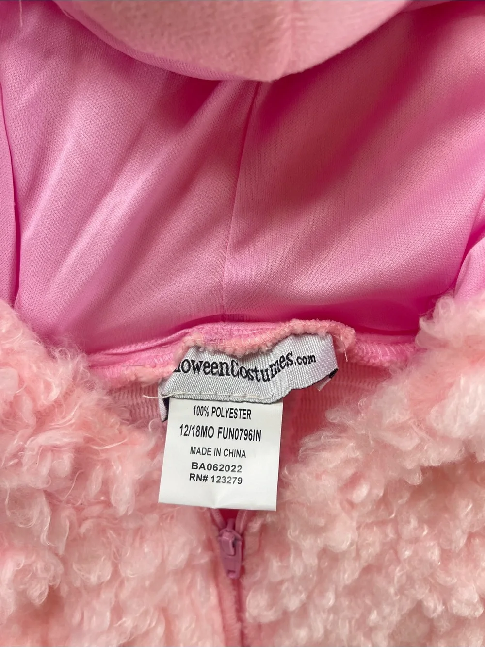 EUC/LN Pink Lama Alpaca Coat Plush Halloween Costume